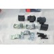 Kit 4 silents bloc avec 4 etriers de fixation barre stabilisatrice Quinton Hazell EMBK2064 pour renault 19 R19 megane 1 dont 
