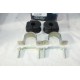 Kit 2 silents bloc + 4 etriers de barre stabilisatrice Quinton Hazell EMBK2417 pour renault espace 1 2 I II 