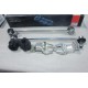 Kit 2 biellettes rotule  + 2 silents bloc + 2 etriers de barre stabilisatrice Quinton Hazell EMBK2655 pour citroen C4 peugeot 