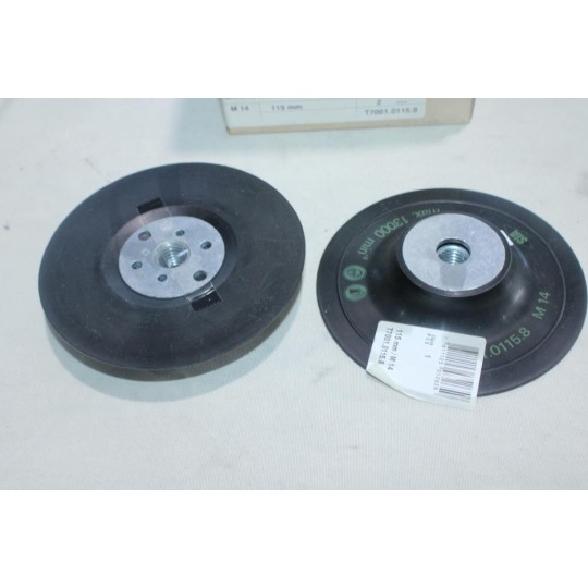 Plateau moyen dur 115mm M14 Siafast T7001.0115.8 pour ponceuse orbitale disqueuse 