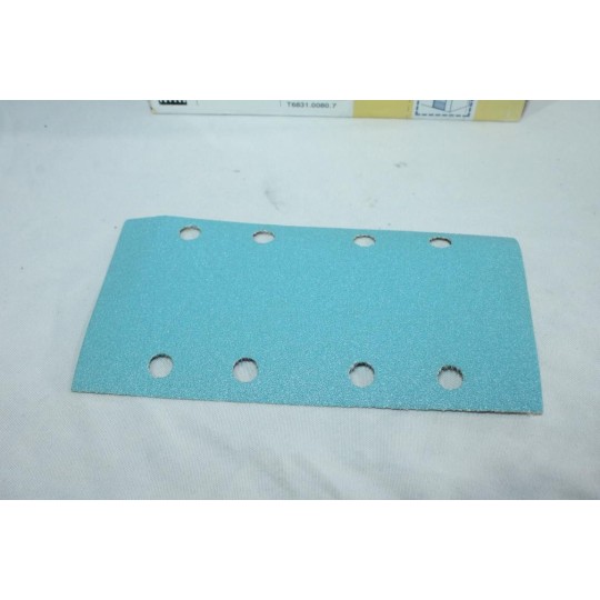 Boite 100 bandes abrasives poncage 93x180mm P80 Siafast Blue Line T6831.0080.7 