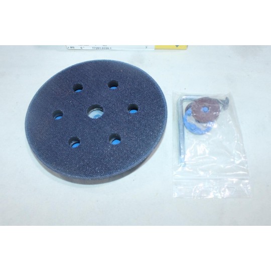 Plateau souple aspiration PAD 150mm M8 5/16" Siafast Blue line T7201.0150.1 pour ponceuse 