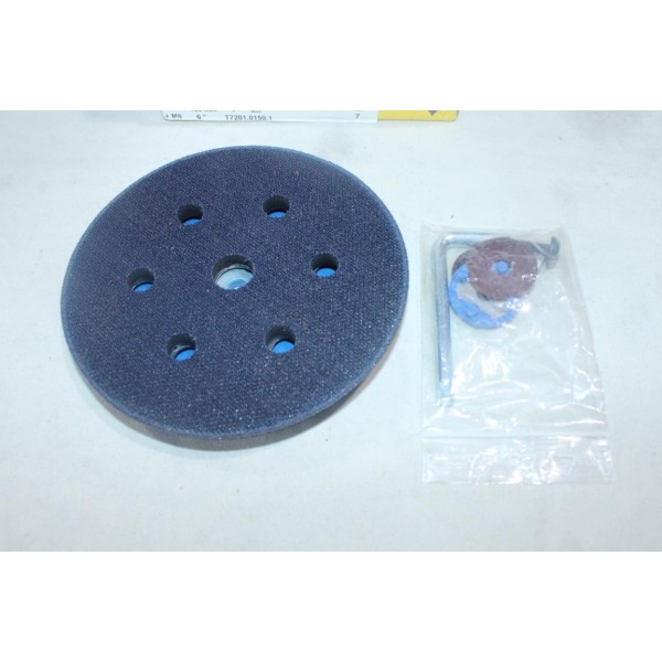 Plateau souple aspiration PAD 150mm M8 5/16" Siafast Blue line T7201.0150.1 pour ponceuse 