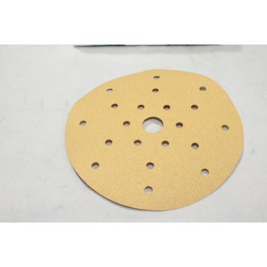 Boite 100 disques abrasif poncage 150mm 21H P120 Seicar JDS120A 