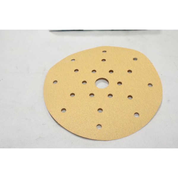 Boite 100 disques abrasif poncage 150mm 21H P120 Seicar JDS120A 