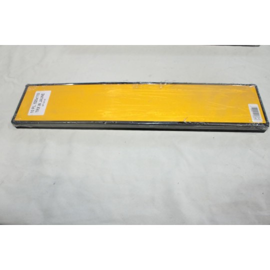 Lot 35 plaques immatriculation jaune 520x110 Tiflex 6P120W 