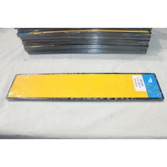 Lot 10 plaques immatriculation jaune 520x110 Tiflex 6E220 