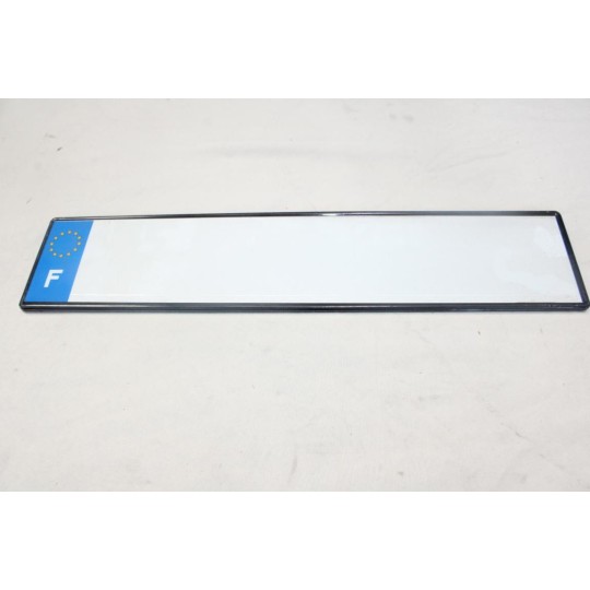 Lot 5 plaques immatriculation blanche Tiflex 