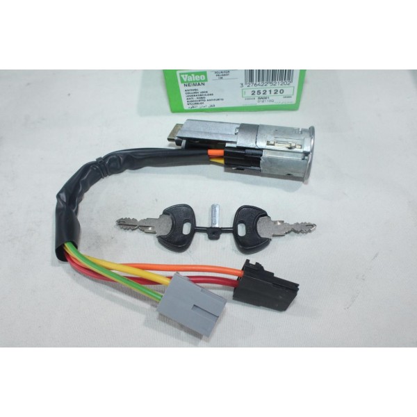 Neiman de demarrage avec 2 clés Valeo 252120 pour peugeot 106 