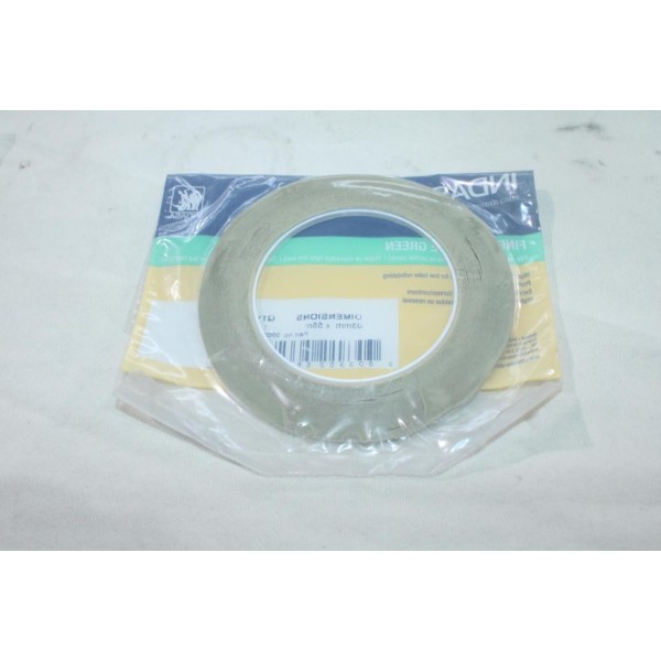 Rouleau ruban de masquage ligne fine vert 3mm x 55m Indasa 566237 
