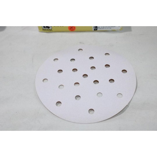 Boite 50 disques abrasif de poncage rhynogrip ultravent P180 150mm 21H Indasa 56848 