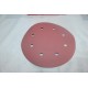 Boite 100 disques abrasif de poncage rhynogrip red line P320 200mm 8H Indasa 26508 