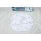 Boite 50 disques abrasif de poncage rhynogrip film line 150mm 15H P1500 Indasa 40567 