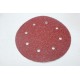 Boite 49 disques abrasif de poncage rhynogrip red line 200mm 8H P40 Indasa 04218 