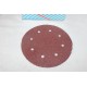 Boite 50 disques abrasif de poncage rhynogrip red line 200mm 8H P40 Indasa 04218 