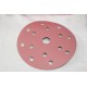 Boite 100 disques abrasif de poncage rhynogrip red line P180 150mm 15H Indasa 39788 