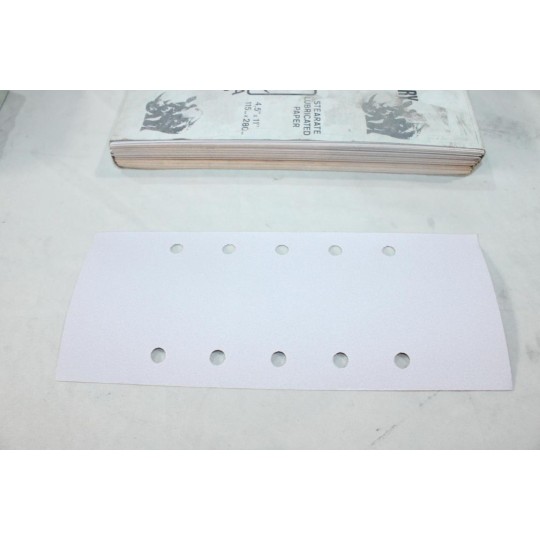 Boite 100 bandes abrasive de poncage rhyno P220 115x280mm Indasa DS220 