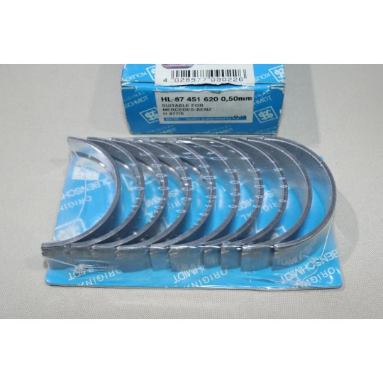 Kit 10 demi coussinets de vilebrequin Kolbenschmidt 87451620 pour mercedes 190 classe G T1 T2 W123 W124 W201 W460 W601 W602 2.0 