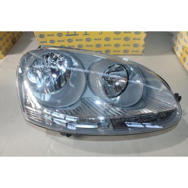 Phare projecteur avant droit Hella 1EG247007-021 pour volkswagen golf 5 V partir de 2003 
