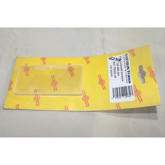 Lot 5 verres de protection des yeux polycarbonat incolore masque de soudage 105x50mm Castolin 730233 