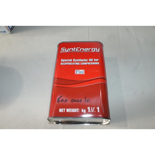 Bidon 1K 1 kilo huile special synthetic de compresseur à piston Fini SyntEnergy 600000010 