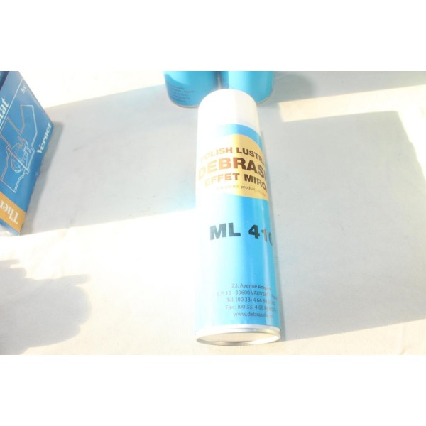 Spray aerosol 400ml polish lustrant debrase effet miroir Debrasel Chemical ML410 