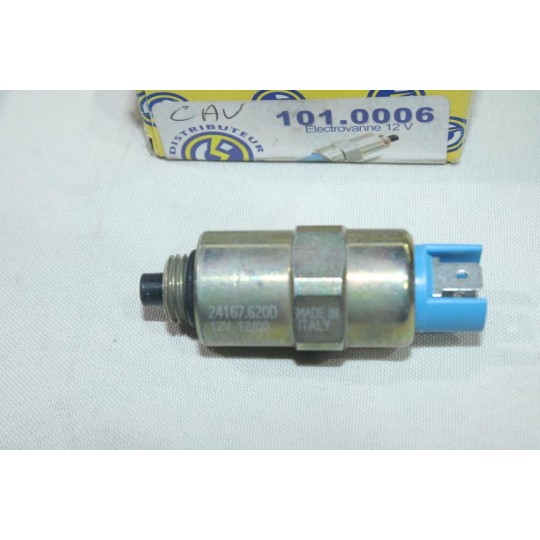 Solenoide arret pompe à injection Nagares 1010006 24167.620D pour tracteur engin agricole massey ferguson perkins JCB 