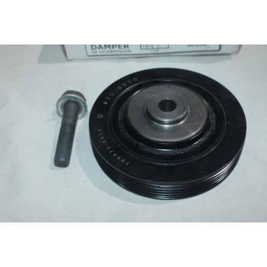 Poulie damper vilebrequin 137mm diametre 6 gorges Chaussende 900.0050 pour renault espace 3 III laguna 1 I moteur G8T 