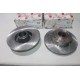 Jeu 2 disques de frein arriere plein 240mm diametre Ferodo DDF1369 pour renault megane 2 II modus clio 3 III wind twingo 2 II 