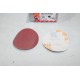 Boite 100 disques abrasif de poncage P1000 75mm diametre rhynogrip red line Indasa 31626 