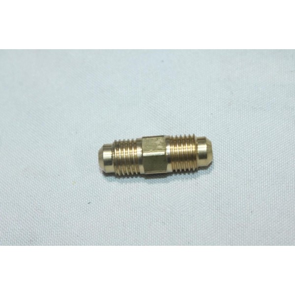 Manchon raccord adaptateur male male 1/4 durite tuyau de climatisation Ecoclim 400A61 