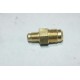 Manchon raccord adaptateur 1/4 - 3/8 male male durite tuyau de climatisation Ecoclim 400A77 