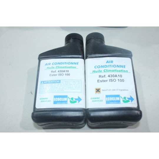 1 Bidon flacon 250ml huile compresseur de climatisation ISO 100 Ecoclim 430A10 