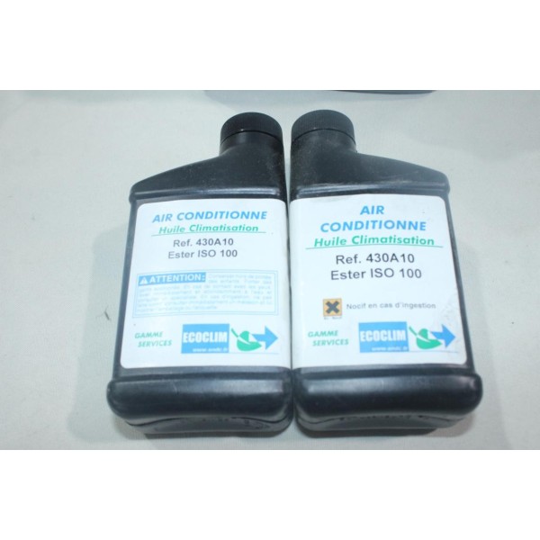 1 Bidon flacon 250ml huile compresseur de climatisation ISO 100 Ecoclim 430A10 
