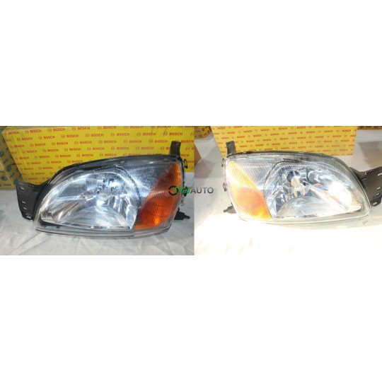 Jeu 2 phares projecteur avant gauche + droit Bosch 0301173305 + 0301173306 pour ford fiesta 4 IV