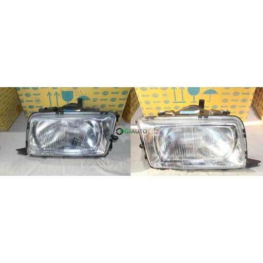 Jeu 2 phares projecteur avant gauche + droit Hella 1AE006659-111 + 1AE006659-121 pour audi 80 de 1991 à 1995