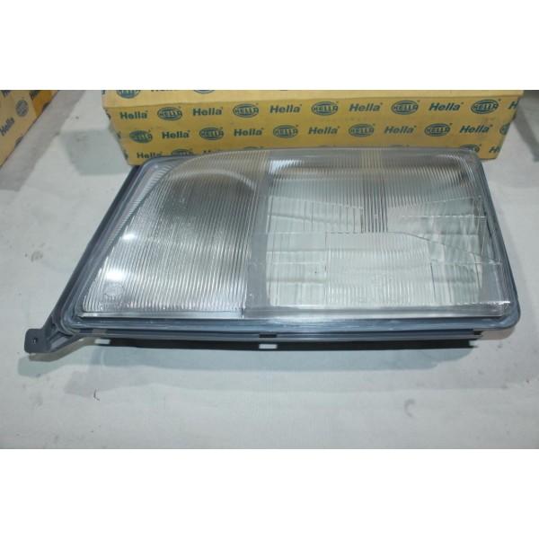Verre glace vitre de phare projecteur avant gauche Hella 9AH144815-021 pour mercedes classe E W124 partir de 1993 