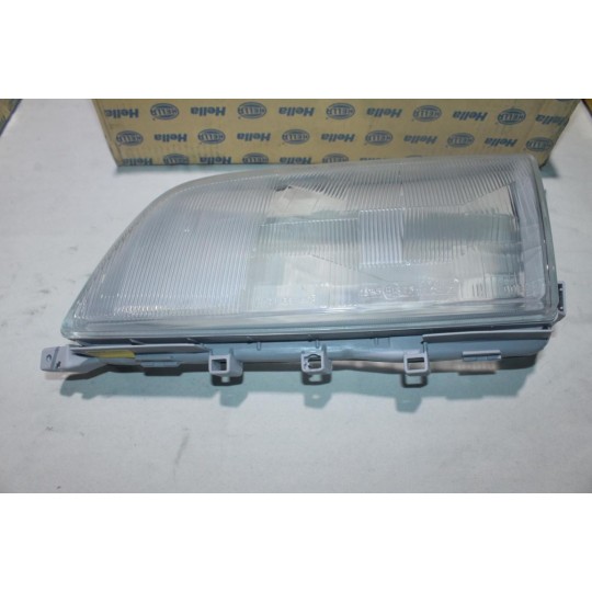 Verre glace vitre de phare projecteur avant gauche Hella 9AH150865-001 pour mercedes classe C W202 de 1993 à 1996 