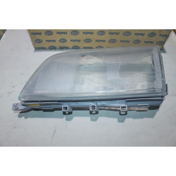 Verre glace vitre de phare projecteur avant gauche Hella 9AH150865-001 pour mercedes classe C W202 de 1993 à 1996 