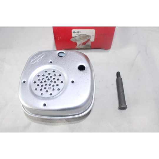 Silencieux echappement Briggs & Stratton 494585 pour moteur 132200 133200 133700 134200 135200 135700 136200 137200 