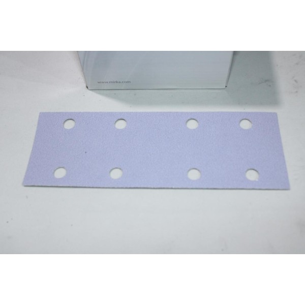 Boite 100 bandes de poncage abrasive 70x198mm P80 grip 8H Mirka 3663509980 