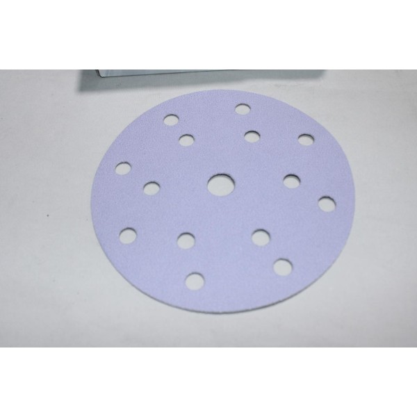 Boite 100 disques de poncage abrasif 150mm P100 grip 15H Mirka 3661109910 