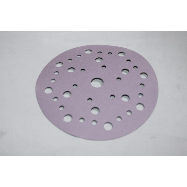 Boite 100 disques de poncage abrasif 150mm P120 grip 37H Mirka 326CF09912 