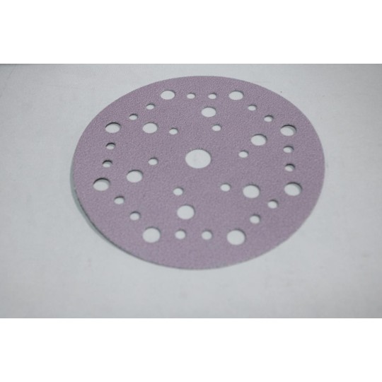 Boite 100 disques de poncage abrasif 150mm P80 grip 37H Mirka 326CF09980 