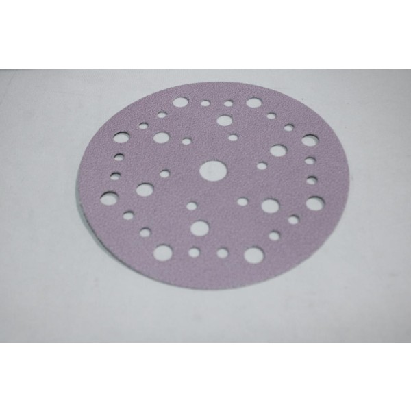 Boite 100 disques de poncage abrasif 150mm P80 grip 37H Mirka 326CF09980 