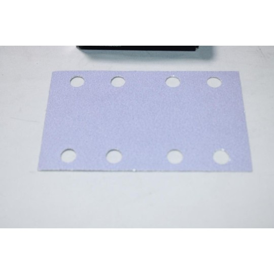 Boite 76 bandes de poncage abrasive 81x133mm P80 grip 8H Q silver Mirka 3668809980 