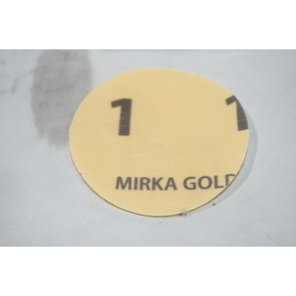 Boite 50 disques de poncage abrasif 77mm golden finish grip NH Mirka FM6JT05001GF 