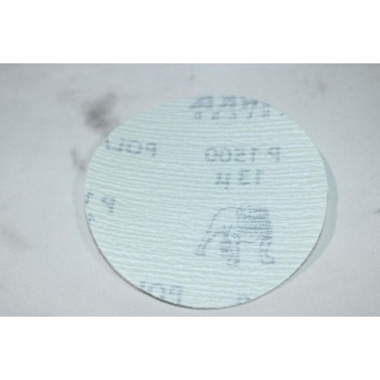 Boite 50 disques de poncage abrasif 77mm P1500 polarstar grip NH Mirka FA6JT05094 