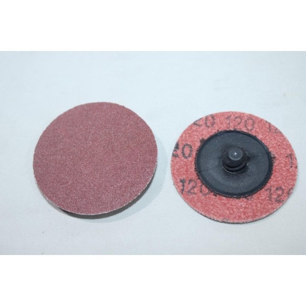 Boite 100 disques de poncage abrasif 50mm quick disc grit P120 Mirka 8091500112 