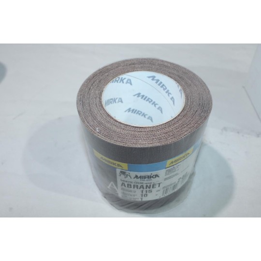 Rouleau 10m 10 mètres de bande abrasive poncage abranet 115mm P240 Mirka 545BY001253R 